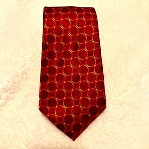 Bel Vetro Cravatte limited edition red silk tie